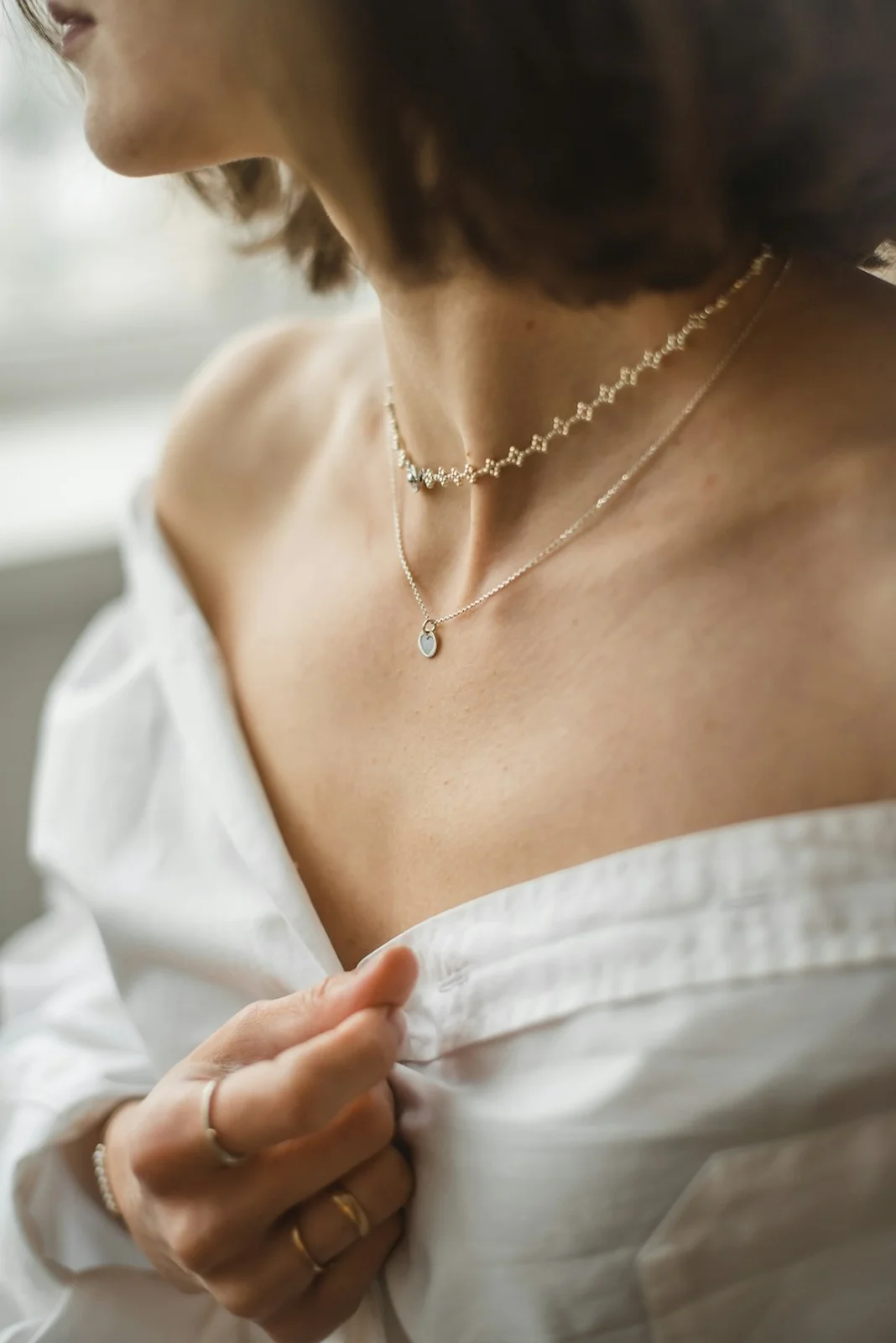 Vintage gold statement chain