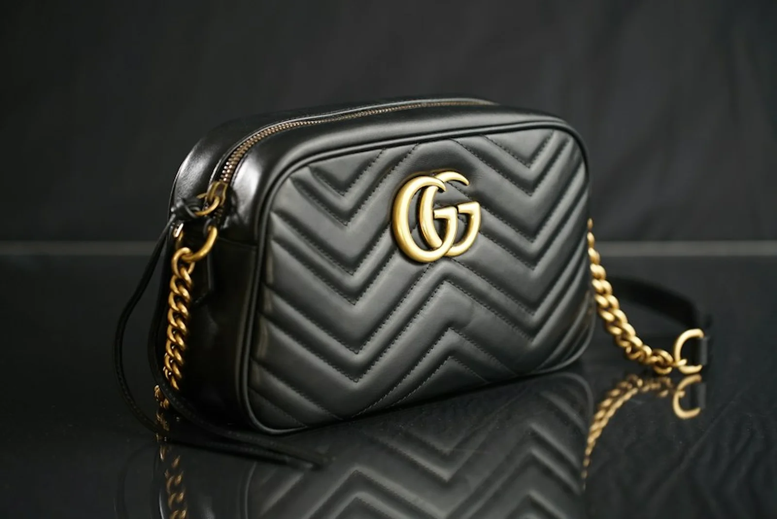 Cognac leather everyday bag